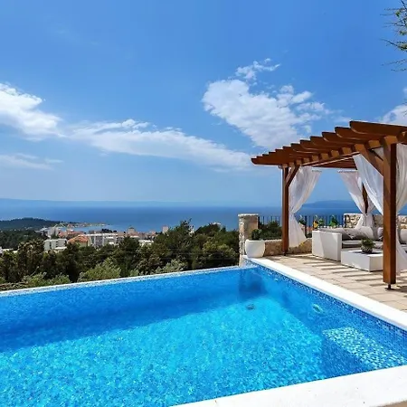Alleinstehendes Ferienhaus Mit Beheiztem Infinity Pool Und Meerblick * Makarska